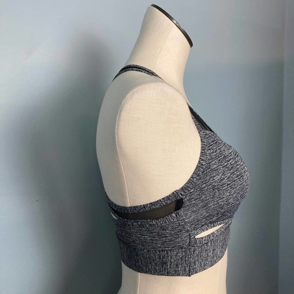 PINK Victoria’s Secret Ultimate Lightly Lined Sports Bra Size S Logo Surplice - Picture 3 of 12